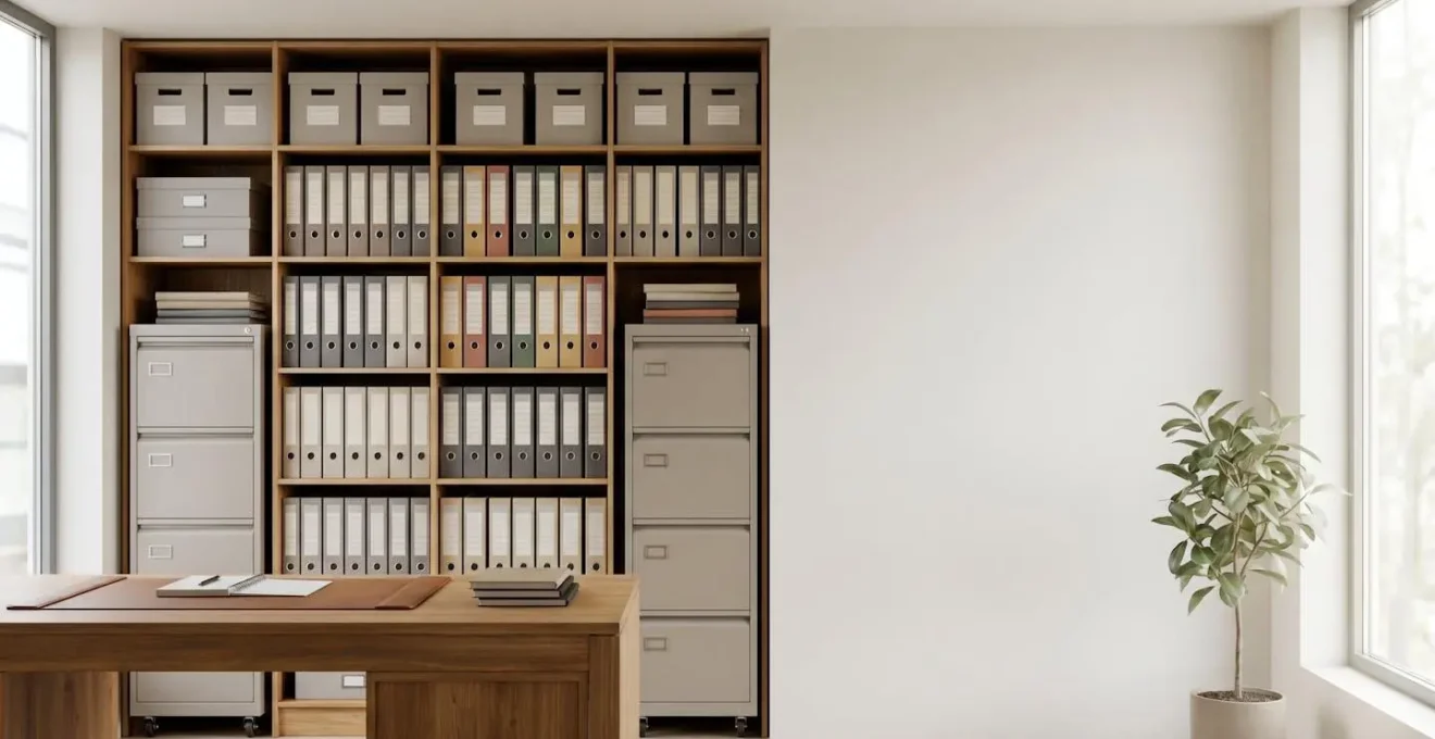 Professional business record keeping system with organized documentation for long-term HMRC compliance